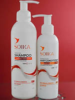 Набір для волосся Soika "Глибоке очищення" з АНА кислотами (шампунь,кондиціонер )