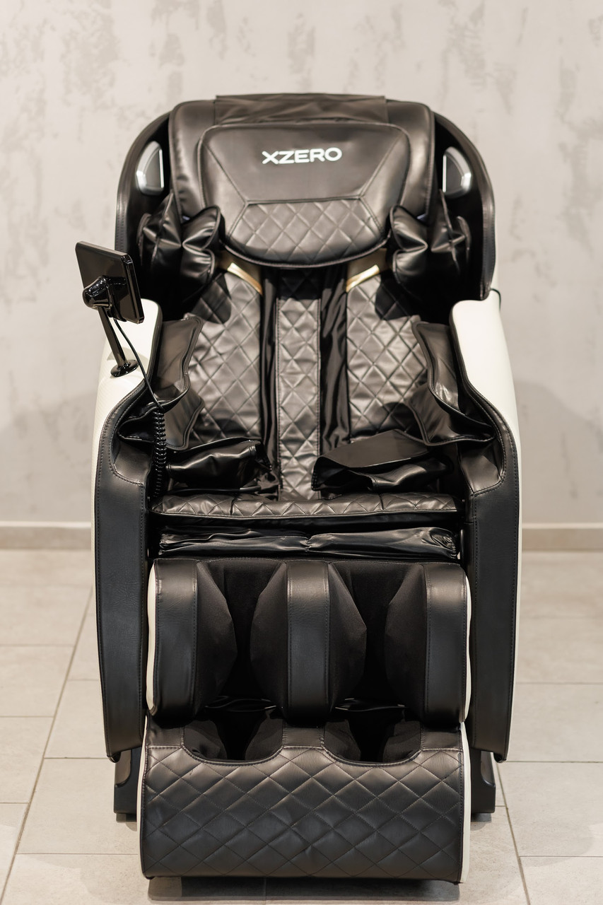 Масажне крісло XZERO X12 SL Premium Black&White, (Безкоштовна доставка), Польща