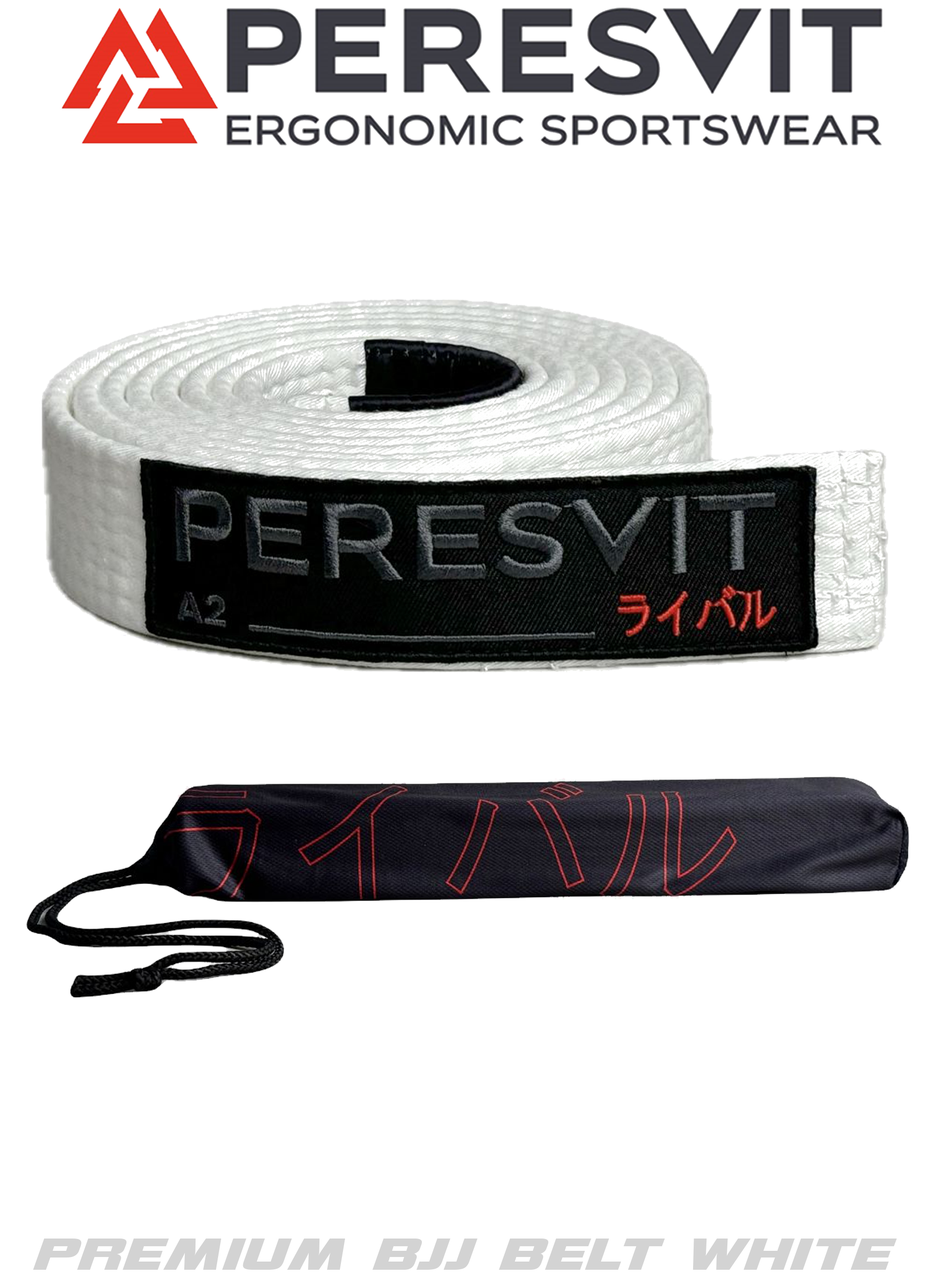 Пояс для кімоно джиу-джитсу Peresvit The Rising Sun Premium BJJ Belt White