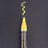 Крейдяний маркер SANTI золотий 5 мм, фото 3