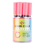 Крейдяний маркер SANTI рожевий 5 мм, фото 2