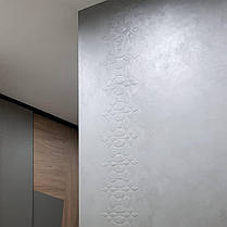 СИАММ / Siamm - декоративное покрытие с эффектом бархата,серебро (уп.0,750 л) тонируется, фото 5
