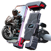 Кріплення для телефону Joyroom UltraLock JR-ZS264 універсальне на мотоцикл та велосипед 4,7 до 7 дюймів Чорний Хіт продажу!