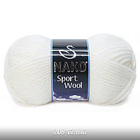 Nako Sport Wool — 208 білий