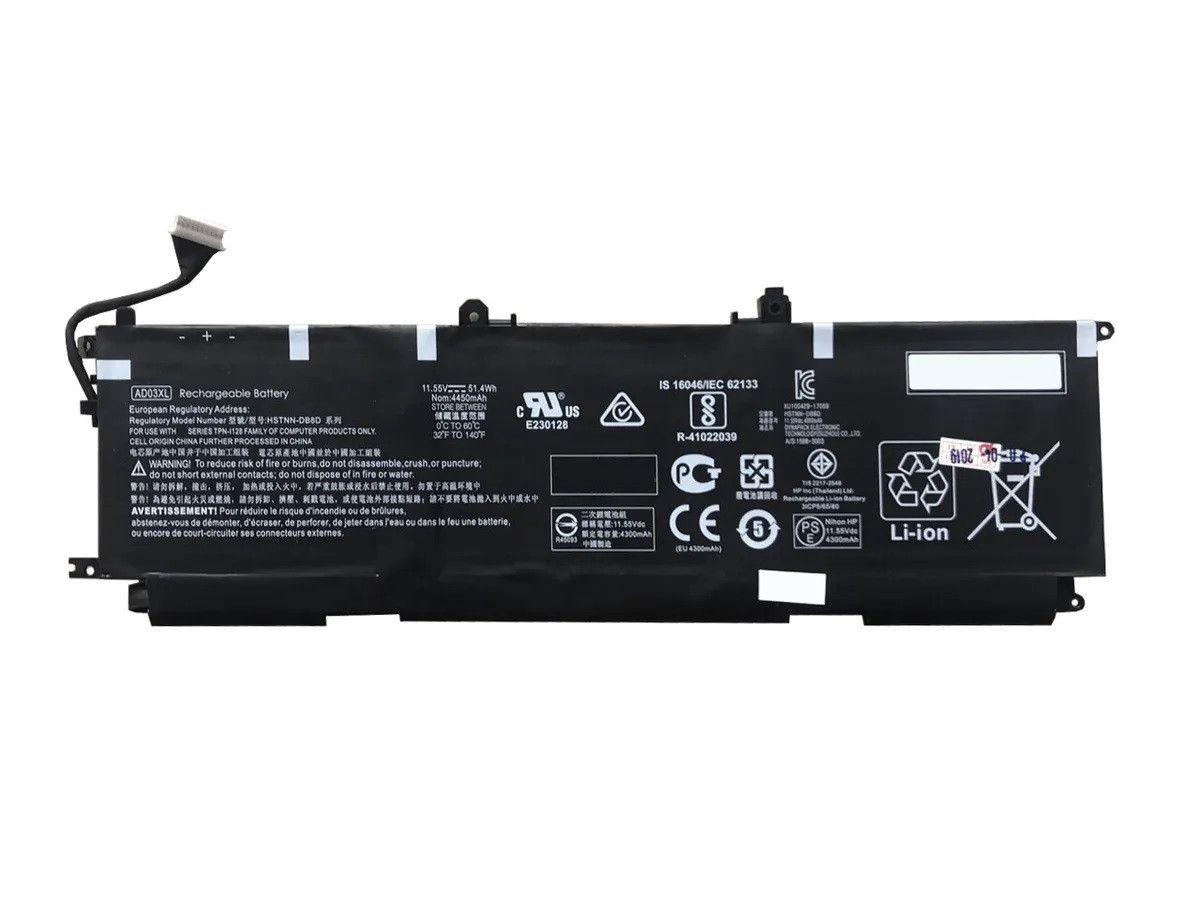 Батарея для ноутбука HP Envy 13-ad (AD03XL) 11.55V, фото 1