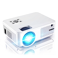 Портативный WIFI Мини LED Проектор 2800 Lumen Full HD 1920*1280 P с Динамиком Cheerlux С9 Белый Form