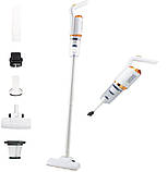Вакуумний бездротовий акумуляторний пилосос WIRELESS VACUUM CLEANER FH-268 Ручний пилосос 2 в 1, фото 7