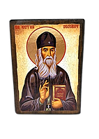 Икона Иустин Попович святой (на дереве) 170*230 мм