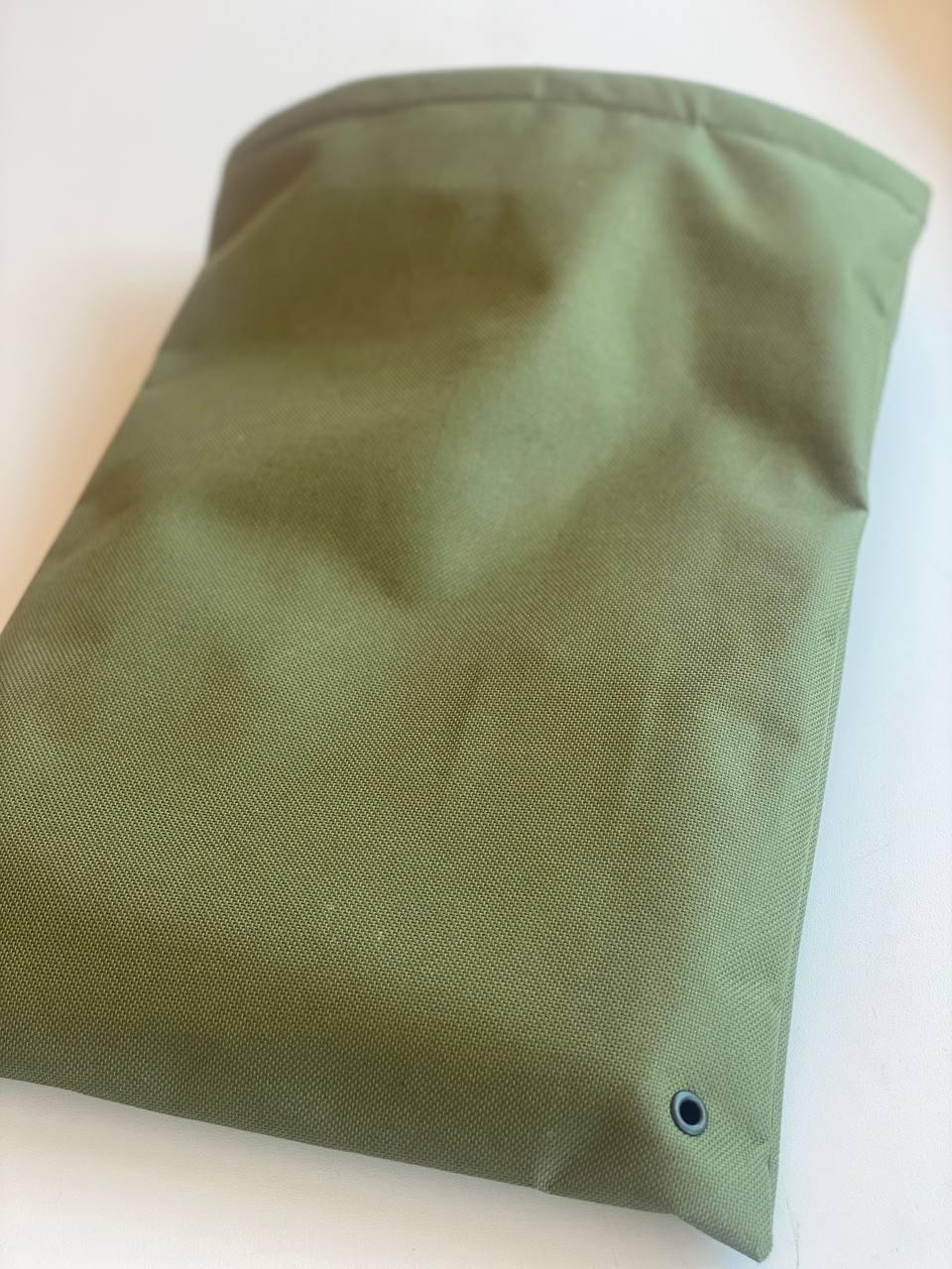 Тактический подсумок для ЗСУ, сумка для сброса пустых магазинов АК с креплением типа МОЛИ в оттенке олива sux - фото 4 - id-p2148937342