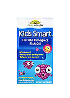 Bioglan, Kids Smart, риб ячий жир із високим вмістом омега-3 ДГК, чудовий фруктовий смак, 30 жувальних капсул