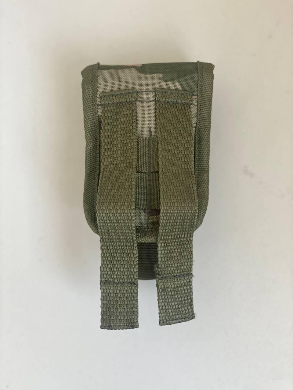 Тактический закрытый подсумок для гранат на бронежилет, сумка под гранаты с системой типа MOLLE мультикам sux - фото 9 - id-p2148937921