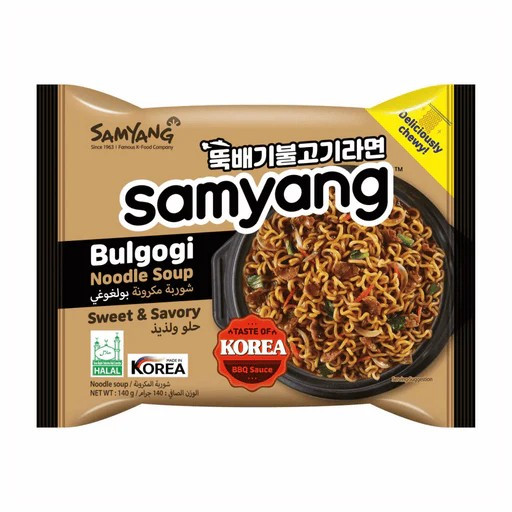 Корейський рамьон Бульгогі, яловичина, TM Samyang 140 г