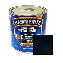 Фарба по металу 3в1 Hammerite Metal Paint Smooth захисна, темно-зелена 2,5л