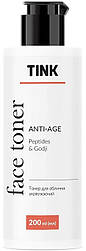 Тонер для обличчя укріплюючий TINK Anti-age Пептиди-Ягоди годжі 200 мл