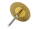 Комплект: Диск алмазний 35 мм-10 шт + тримач дисків -2 шт для гравера и дриля (GOLD), фото 4