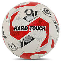 Мяч футзальный PU HYDRO TECHNOLOGY HARD TOUCH №4 FB-5038 белый-красный