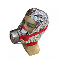 Маска противогаз из алюминиевой фольги, панорамный противогаз Fire mask защита головы TN-854 от радиации pr