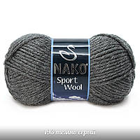 Nako Sport Wool — 193 темно-сірий