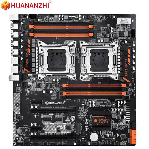 Двухпроцессорная материнская плата Huananzhi X79 Dual-8D LGA 2011 DDR3 ...