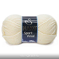 Nako Sport Wool — 4109 молочний