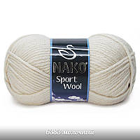 Nako Sport Wool - 6383 молочно бежевый