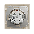 Розетка із заземленням Schneider Electric Asfora EPH2900123 кремова, фото 2