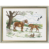 Набор для вышивания "Лошадь и жеребенок" Eva Rosenstand
