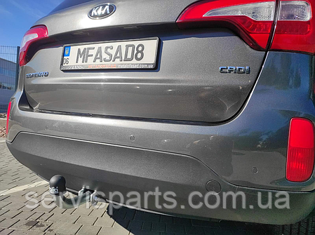 Фаркоп Kia Sorento 2 XM 2012-2015 (Кіа Соренто 2 ХМ) оцинкований, фото 1