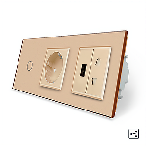 Накінечник кабельний мідний PROMFACTOR CL/CR- 95-12 Золотий