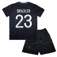 Детская футбольная форма DRAXLER 23 ПСЖ 2021-2022 Air Jordan Third 115-125 см (set3222_113200)