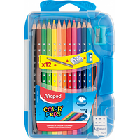 Карандаши цветные Maped Color Peps Smart Box в пластиковом футляре 12 цв. (MP.832032) - Топ Продаж!