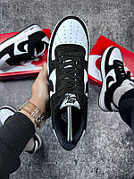 Найк-авір форс підліткові стильні Nike Nike Air Force 1 White Black модні повсякденні Форсі чорно-білі