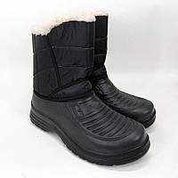 Утепленные сапоги резиновые осенние Размер 43, Зимние мужские ботинки на меху, Рабочая обувь DW-614 для мужчин