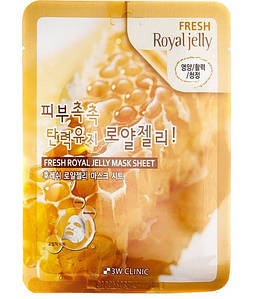 Маска для обличчя тканинна Бджолине маточне молочко Fresh Royal Jellyl Mask Sheet, 24 мл