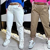 Женские брюки джинс коттон больших размеров