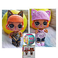 LOL Surprise Swap Miss meow рыжая кошка кукла лол сюрприйз со сменными лицами, 2 комплекта одежды Оригинал