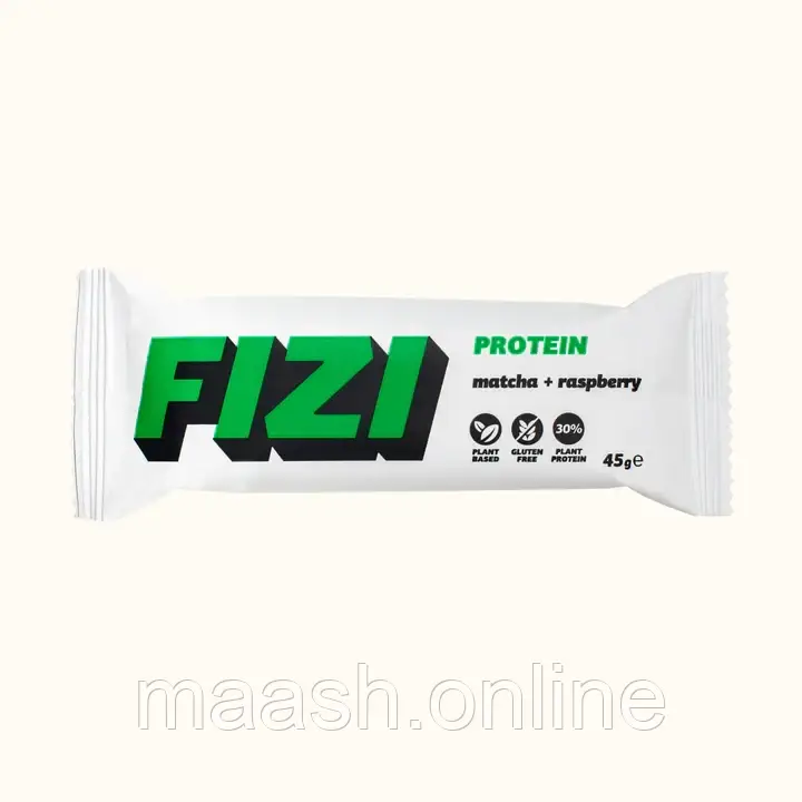 Батончик Протеїновий Матча Малина FIZI, 45г