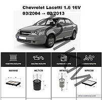 Комплект фільтрів Chevrolet Lacetti 1.6 16V (2004-2013) WIX