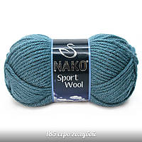 Nako Sport Wool — 185 петрольний