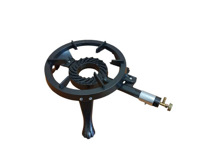 Плита газовая чугунная ANG 10 7 кВт на ножках, чугунная газовая горелка ...