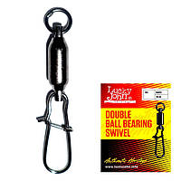 LJ5012-005 Вертлюг-застёжка с подш. Lucky John DOUBLE BALL BEARING SWIVEL 005 *3