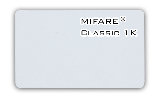 Безконтактна карта Mifare 1 K, тонка