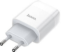 Зарядное устройство HOCO C73A 2USB 2.4A (EU) + Micro Cable White