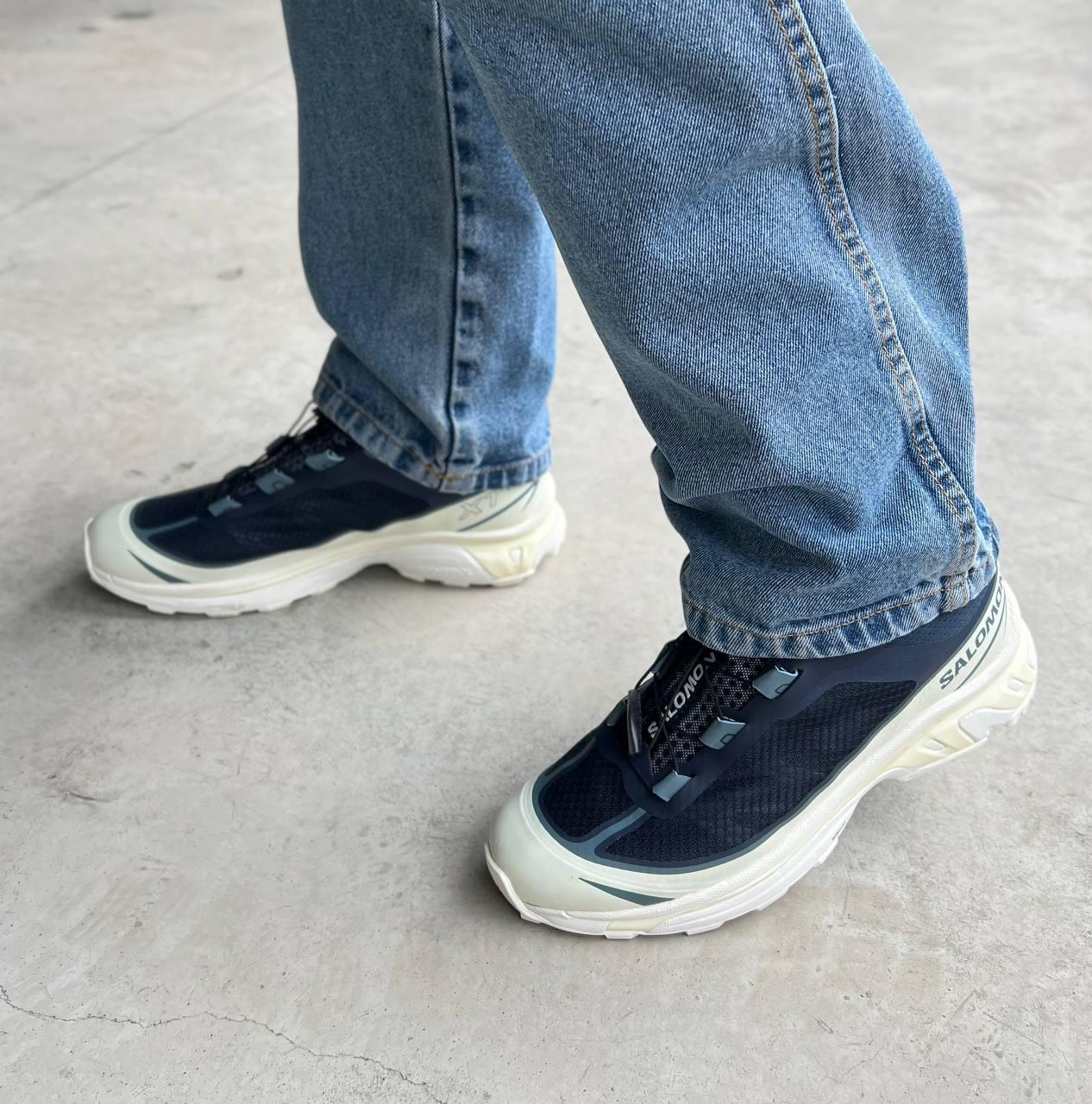 Кросівки чоловічі сині Salomon XT-6 FT Blue White (14799)