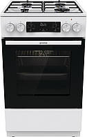 Gorenje Плита комби, 62л, 50x60см, дисплей, IconLed,эмалированные, белый Strimko - Купи Это