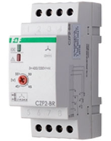 Реле пропадания фаз CZF2-BR F&F, контроль контактора 1NO 10А 3x400V/230V+N