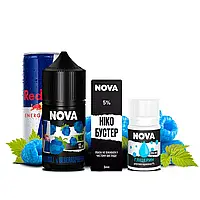 Набор для самозамеса жидкости Nova salt 30 мл. 50 мг Cranberry mors для электронной сигареты, парения вейпа PM Red bull малина