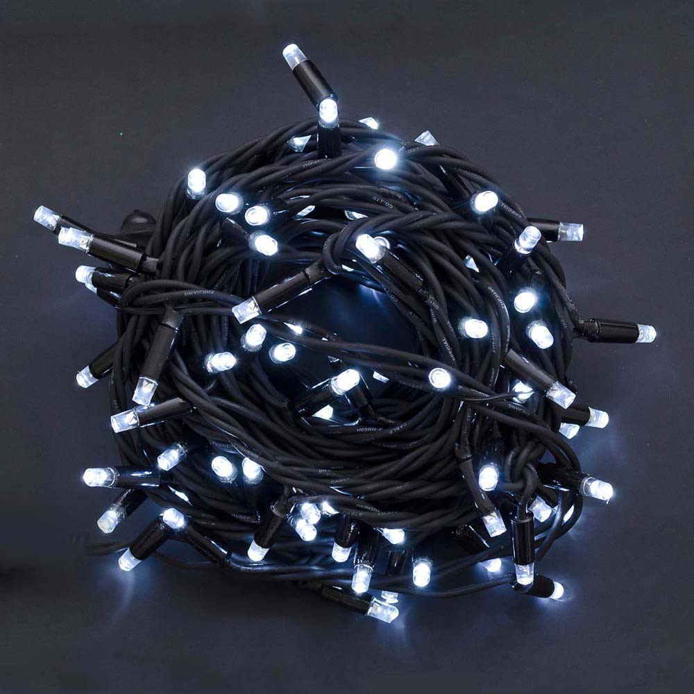 Вулична гірлянда світлодіодна 100 ламп. 8м. сніжно-біла 801004, фото 1