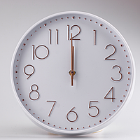 Часы настенные круглые Stylish 29 см, изысканные навесные часы для офиса дома кафе ресторана