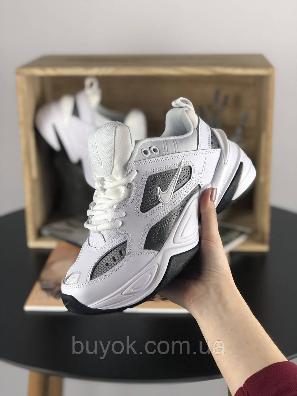 Чоловічі кросівки Nike M2K Tekno Essential White Grey CJ9583-100